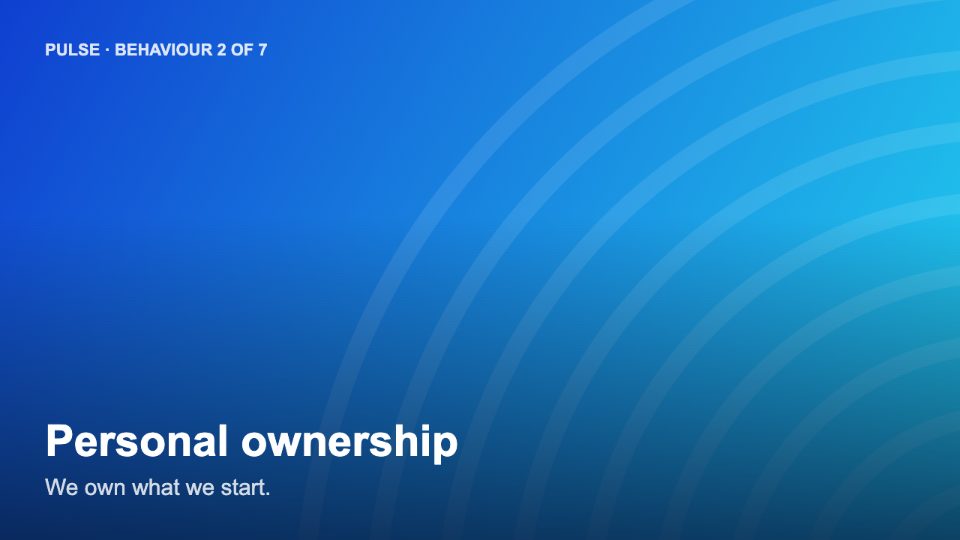 Personal ownership